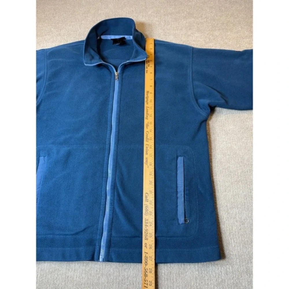 Patagonia Men's Large‎ Gray Full Zip Long Sleeve Zip Pocket Basic Fleece Jacket